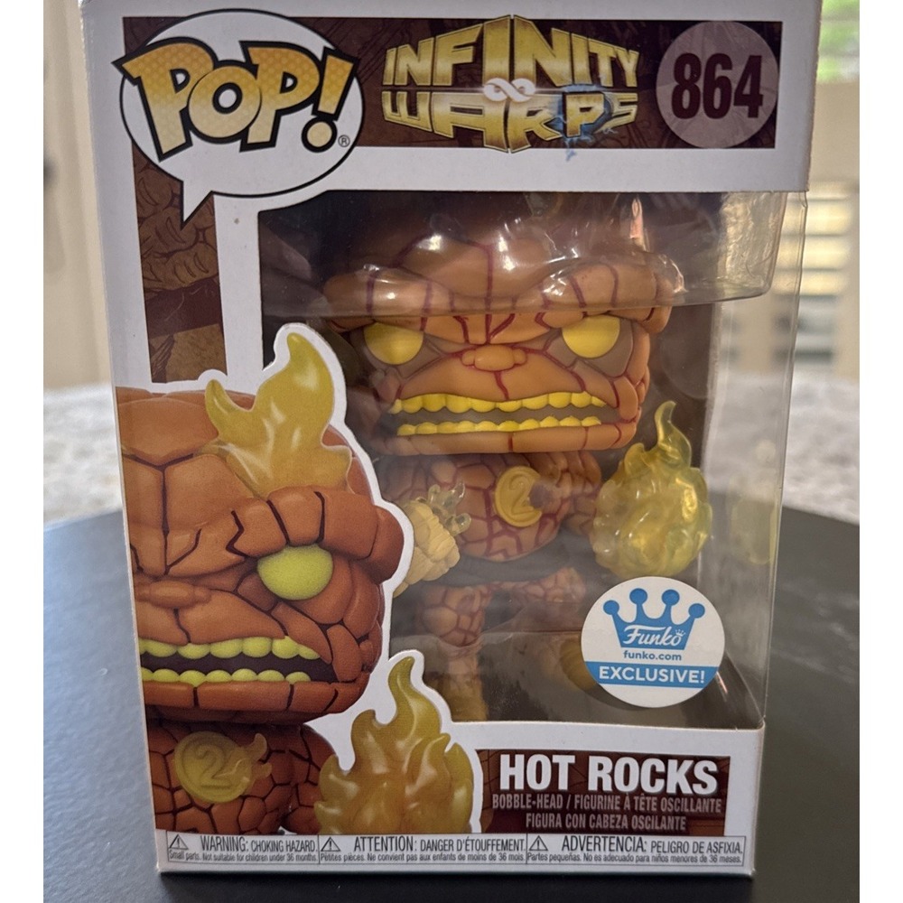 Funko‎ Pop! Marvel Infinity Warps Hot Rocks (864)